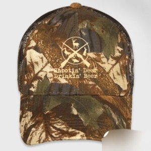 Shooting' Deer Drinking' Beer Outdoor Unisex Adjustable Fit Cap x12